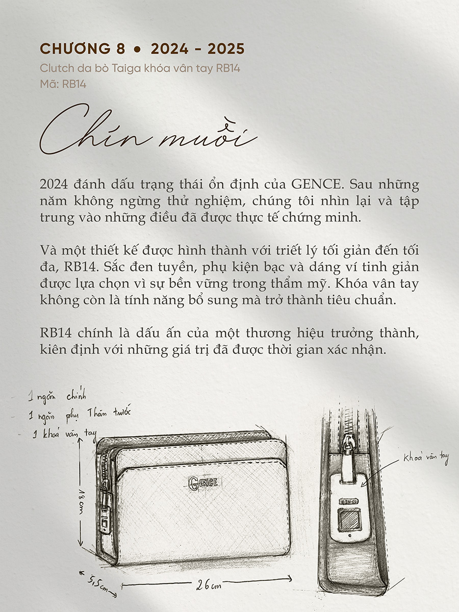 RB14 chính là dấu ấn của một thương hiệu trưởng thành