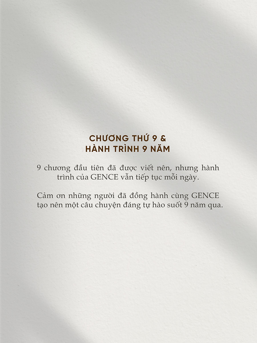 9 chương đầu tiên đã được viết nên, nhưng hành trình gence vẫn tiếp tục mỗi ngày